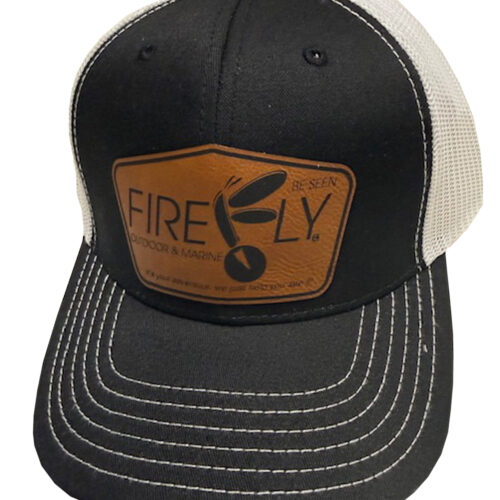 Firefly Marine Cap Black and White