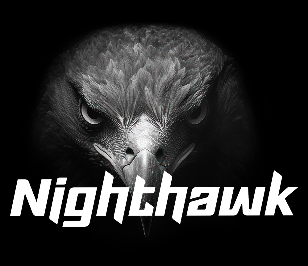 Nighthawk hawk and logo